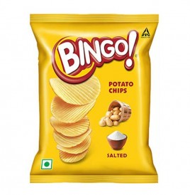 Bingo Potato Chips Salted  Pack  52 grams